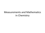 Measurements and Mathematics in Physics