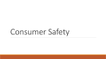 Consumer Safety