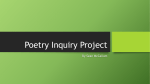 Poetry Inquiry Project