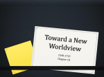 Toward a New Worldview