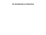 Lecture I: Introduction to Antarctica
