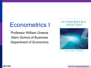 Econometrics-I-20