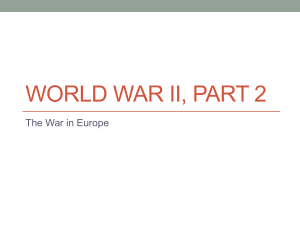 World War II, Part 2
