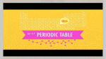 Periodic table intro