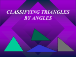 classifying triangles by sides
