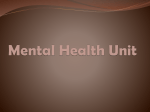 Mental Health Unit