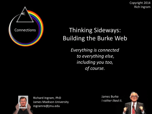 itFORUM Harvard 2014 Building the Burke Web Ingram