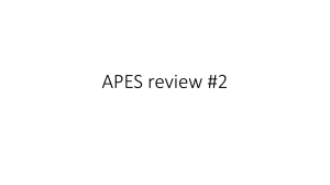 APES review #2