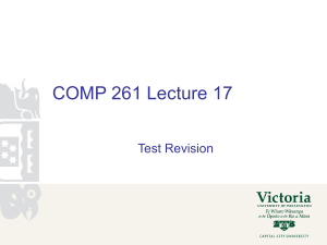 COMP 261 Lecture 14