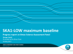SKA1-LOW maximum baseline Progress report on Bmax