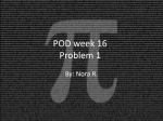 POD week 16 Problem 1