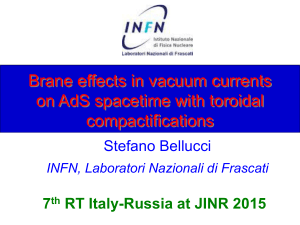 Brane effects in vacuum currents on AdS spacetime with toroidal