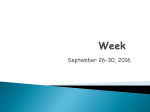 Week 1 - TeacherWeb