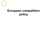 European competition policy