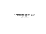“Paradise Lost” (1667)