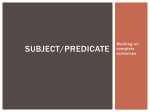 Subject/Predicate - Auburn public school