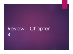 Chapter 4 Review PP