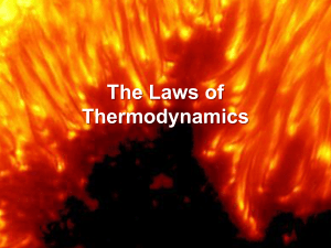 Thermodynamics: the study of thermal energy