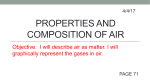 Properties and Composition of Air