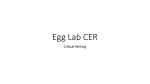 Egg Lab CER - Northwest ISD Moodle