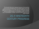 26.4 Nineteenth Century Progress