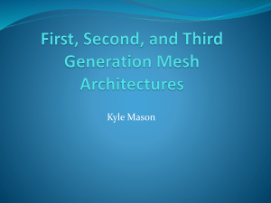 First, Second, and Third Generation Mesh Architectures
