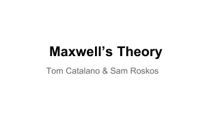 Catalano and Roskos on Maxwell`s Theory