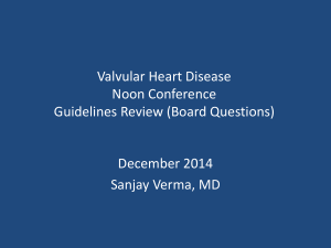 VHD Guidelines Review