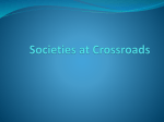 Chapter 32 Socieites at Crossroads