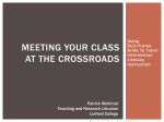 Meeting Your Class At The Crossroads - ILAGO