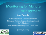 Monitoring Liquid Dairy Manure Dry Matter Content