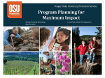Program Planning for Maximum Impact