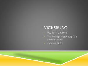 battle of vicksburg - Flushing Community Schools