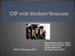 CIP with Student Veterans