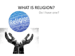 what is religion? - Princes Risborough School