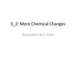 3_2: More Chemical Changes