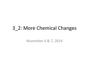 3_2: More Chemical Changes