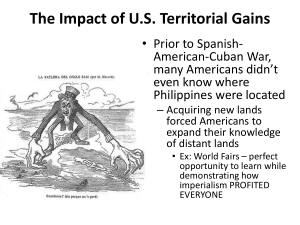 The Impact of US Territorial Gains