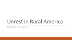Unrest in Rural America