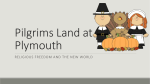 Pilgrims Land at Plymouth