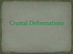 Crustal Deformations