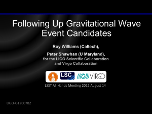 LIGO Listens for Gravitational Waves