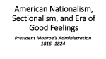 American Nationalism-Sectionalism-and Era of