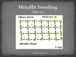 Metallic bonding - Capital High School