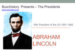16. Abraham Lincoln