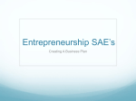 Entrepreneurship SAE - Killingly Public Schools