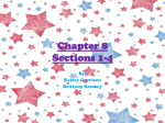 Chapter 8 Sections 1-4