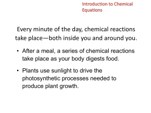 Balancing a Chemical Equation