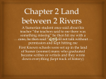 Chapter 2 Land between 2 Rivers