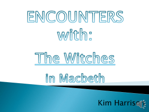 Encounters: The Witches in Macbeth